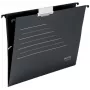 Leitz Alpha® Recycle Card Suspension File, A4, Black, Cardboard, 80 g/m², 150 sheets, 348 mm