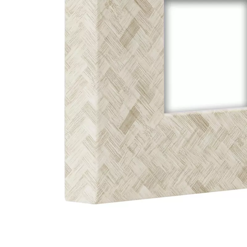 Single picture frame HAMA Twist — plastic EPDM, beige, fits 10×15 cm photo