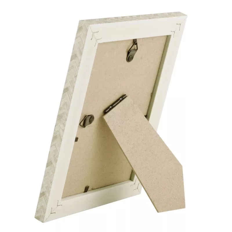 Single picture frame HAMA Twist — plastic EPDM, beige, fits 10×15 cm photo