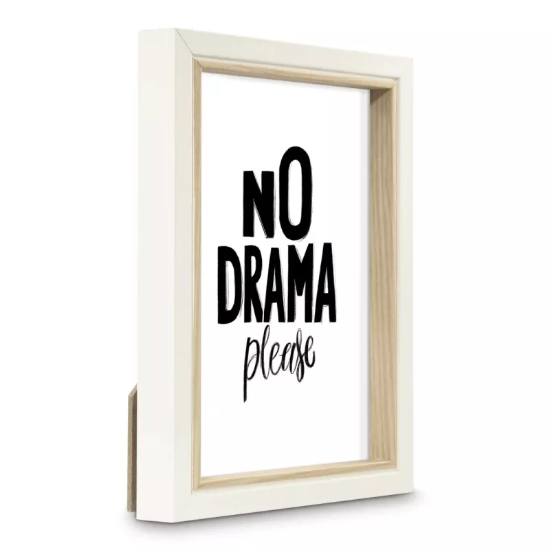 Single picture frame HAMA Aura — wood, white, fits 150 × 200 mm image (FSC)