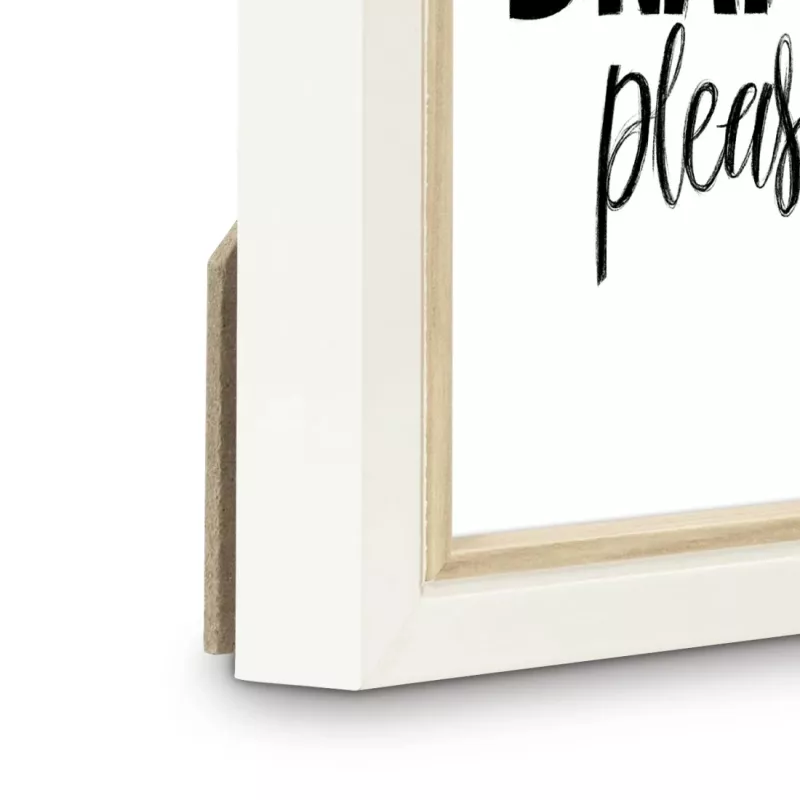 Single picture frame HAMA Aura — wood, white, fits 150 × 200 mm image (FSC)