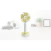 Unold Breezy 86610 handheld fan, white/yellow