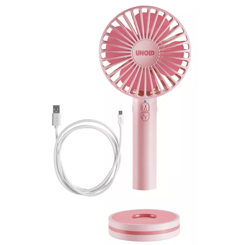 Unold Breezy 86614 handheld fan, pink