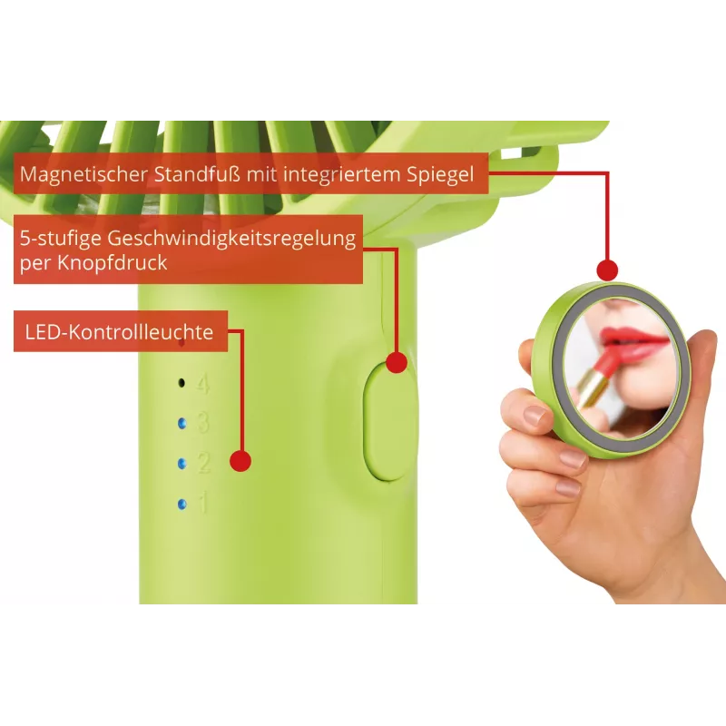 Unold Breezy II Green 10 cm Handheld fan