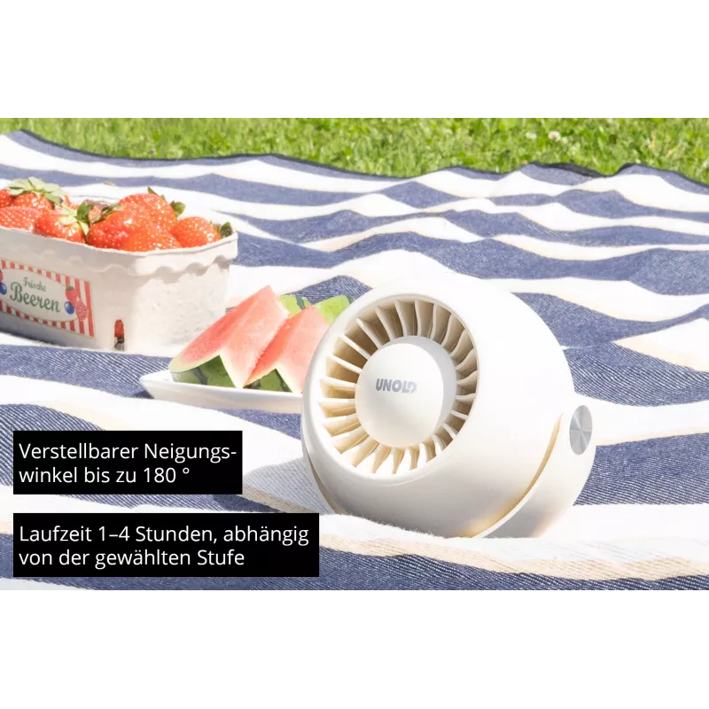 Unold Breezy Bowl 86675 compact personal fan, black