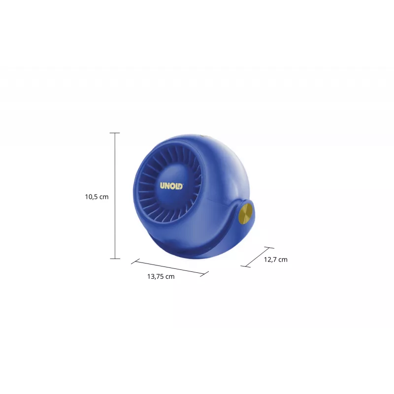 Unold Breezy Bowl 86679 compact personal fan, black/blue
