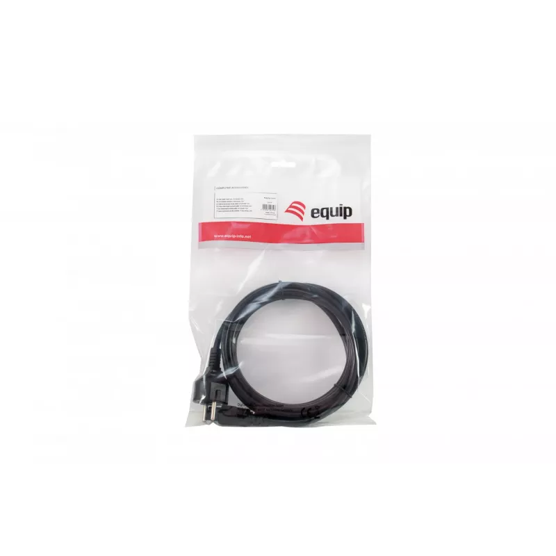 Equip High Quality Power Cord, C5 to Schuko, 3.0m, 3 m, C5 coupler, CEE7/7, H05VV-F3G, 250 V, 2.5 A
