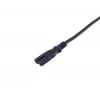 Equip High Quality Power Cord, C7 to 2pin Euro, 3.0m, 3 m, 2-pin, C7 coupler, H03VVH2-F, 250 V, 2.5 A