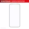 Screen protector e.v.i. Displex Premium for iPhone 17 Pro Max with Mount Master (scratch- and dirt-resistant, transparent/black)