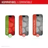 Screen protector and case e.v.i. Displex for Apple iPhone 17, tempered glass, transparent, dry application, scratch resistant