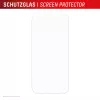 Screen protector and case e.v.i. Displex for Apple iPhone 17, tempered glass, transparent, dry application, scratch resistant
