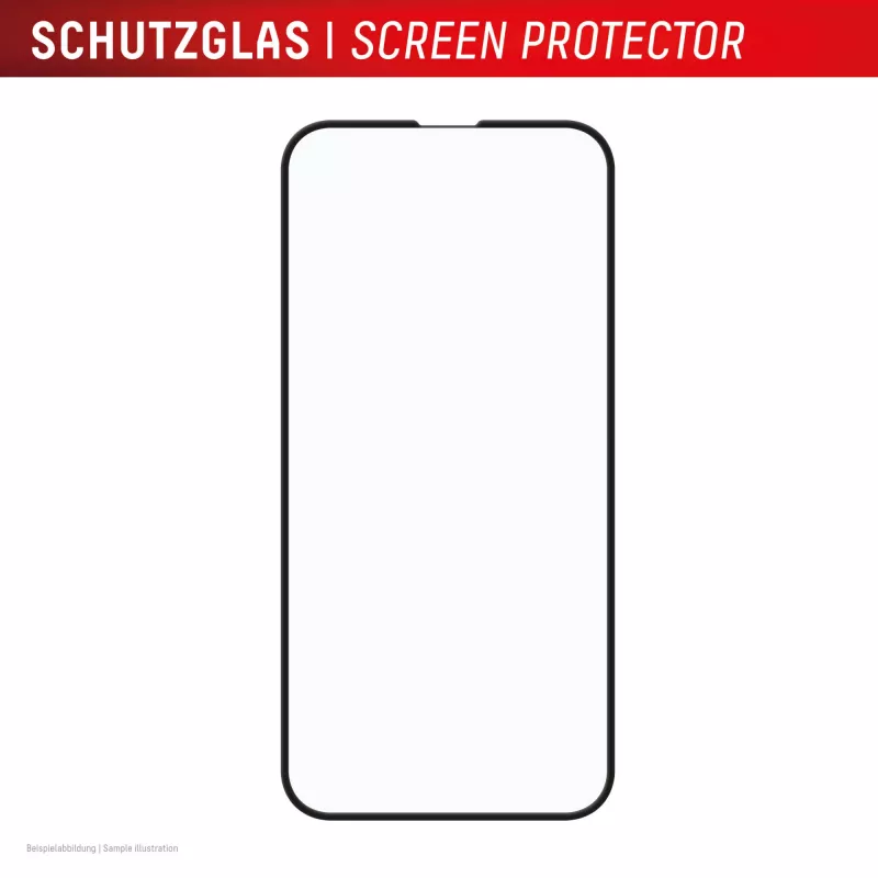 Tempered Glass Screen Protector e.v.i. Displex Premium (Full Cover, 10H) for Apple iPhone 16e/17e