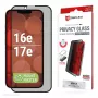 Privacy Tempered Glass Screen Protector e.v.i. Displex (10H) for Apple iPhone 16e/17e with Privacy Filter, Impact and Scratch Resistant