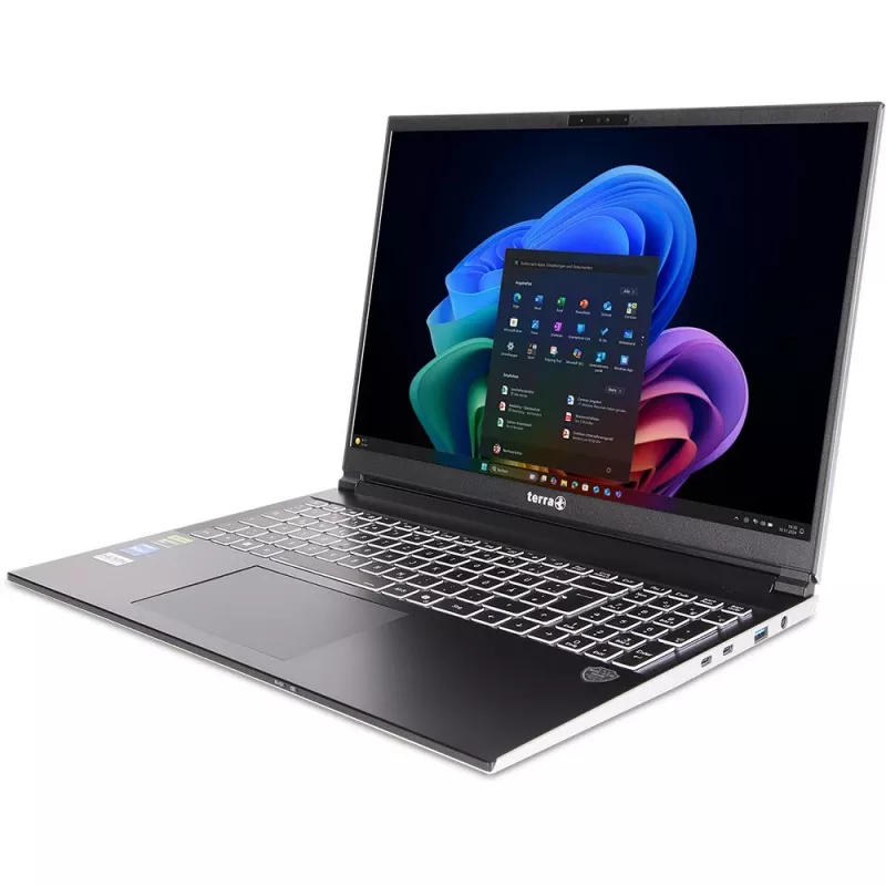 TERRA MOBILE GAMER ELITE 3A AMD Ryzen™ AI 7 350 Laptop 40.6 cm (16 inch) WQXGA 32 GB DDR5-SDRAM 1 TB SSD NVIDIA GeForce RTX 5060 Wi-Fi 6E (802.11ax) Windows 11 Pro Silver