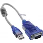 InLine 33304X USB to Serial Adapter Cable with Ferrite, USB-A to 9-pin Sub-D Male