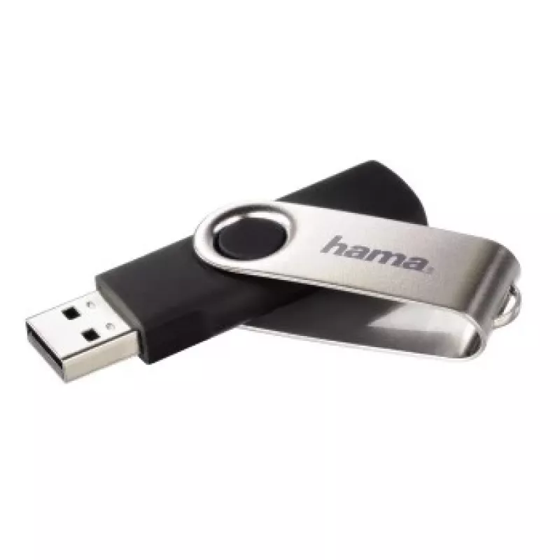 Hama Rotate USB 2.0 32GB USB flash drive USB Type-A Black