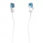 Hama Flexi-Slim networking cable White 0.75 m Cat6a U/UTP (UTP)