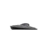 Hama WKM-550 keyboard Mouse included Home/Office RF Wireless + Bluetooth QWERTZ German Black