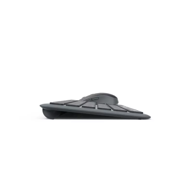 Hama WKM-550 keyboard Mouse included Home/Office RF Wireless + Bluetooth QWERTZ German Black