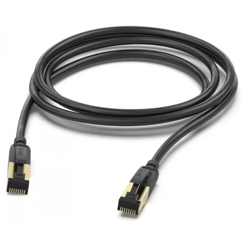 Hama 00202002 networking cable Black 3 m Cat8 S/FTP (S-STP)