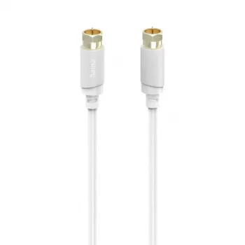 Hama 00202020 coaxial cable 3 m F-type White