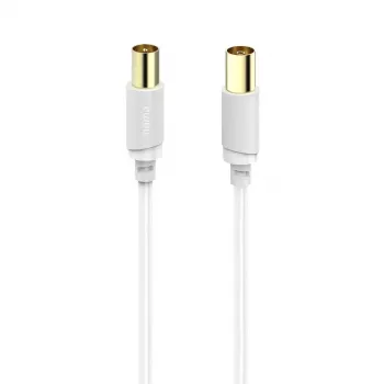 Hama 00202026 coaxial cable 10 m White