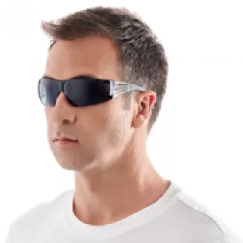 3M SecureFit Schutzbrille 200, graues Glas Safety glasses Polycarbonate (PC) Grey