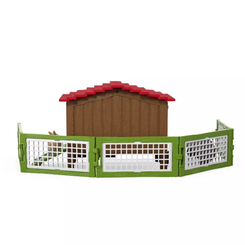 schleich FARM WORLD Rabbit hutch, Animal, Farm, Farm animals / farm toys, 3 yr(s), Multicolour
