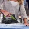 Rowenta DW6330 Eco Intelligence Dry & Steam iron Microsteam 400 HD soleplate 2500 W Black, Green
