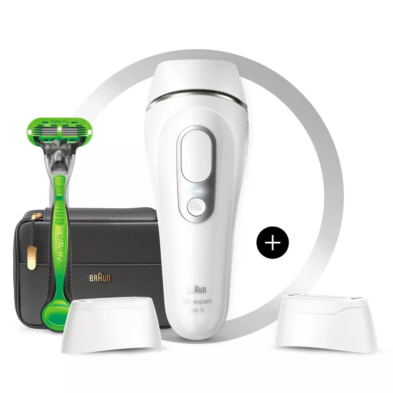 Braun Silk-expert Pro Silk·expert Pro 5 PL5145 Intense pulsed light (IPL) Silver, White