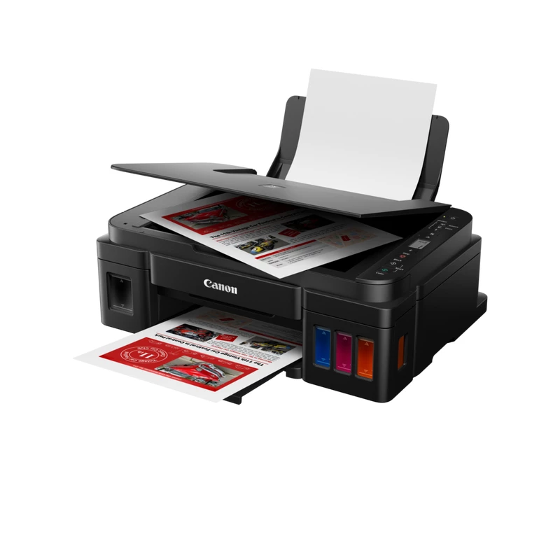Inkjet printer Canon PIXMA G3416 — color A4, 4800 x 1200 DPI, Wi‑Fi, USB, refillable tanks, black