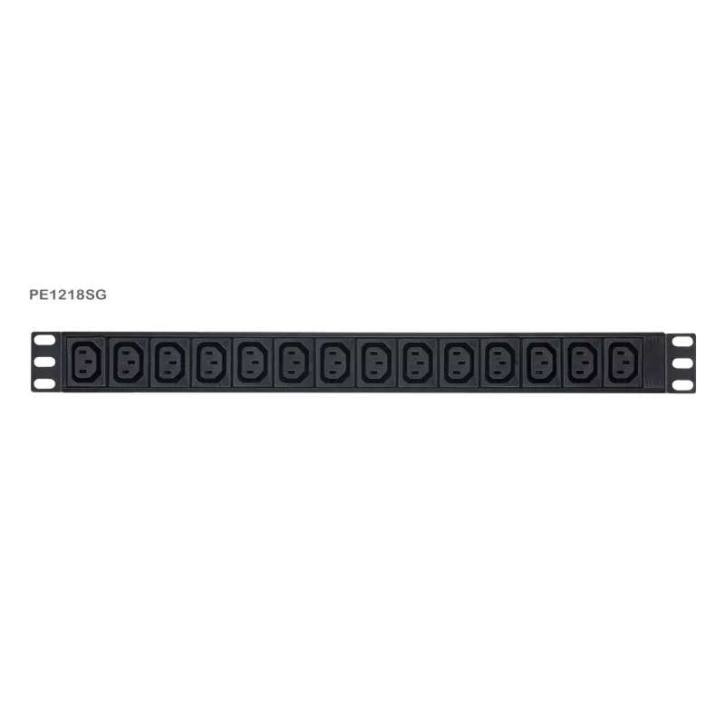 ATEN Basic Metered 1U PDU with Surge Protection, Basic, Metered, 1U, Black, LCD, 18 AC outlet(s), C13 coupler