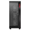 XPG BATTLECRUISER II ST Mid-Tower Black, Midi Tower, PC, Black, ATX, EATX, micro ATX, Mini-ITX, Stainless steel, Gaming