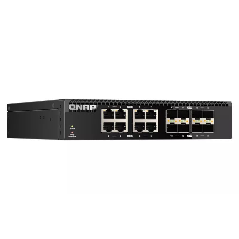 QNAP QSW-3216R-8S8T network switch Unmanaged L2 10G Ethernet (100/1000/10000) Black