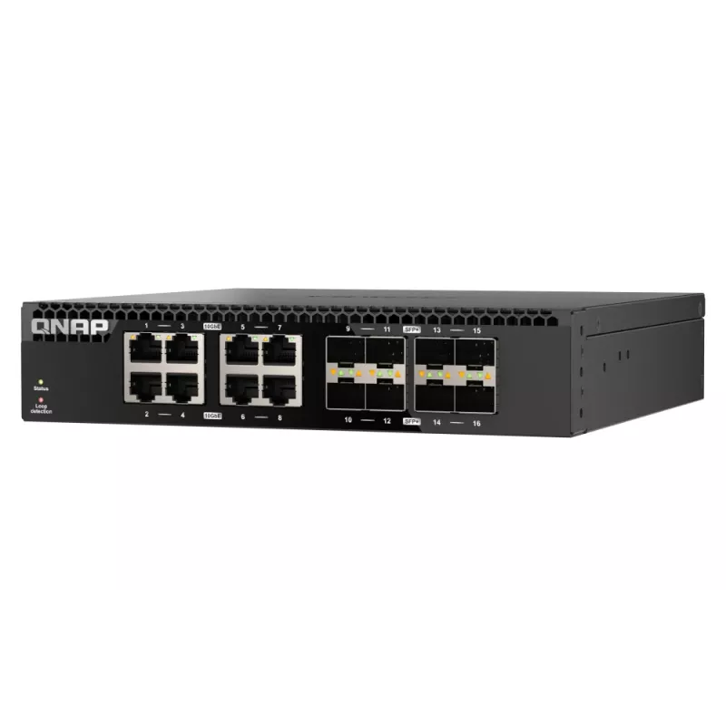 QNAP QSW-3216R-8S8T network switch Unmanaged L2 10G Ethernet (100/1000/10000) Black