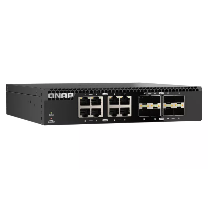 QNAP QSW-3216R-8S8T network switch Unmanaged L2 10G Ethernet (100/1000/10000) Black