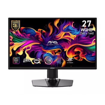 MSI MAG 272QP QD-OLED X24 computer monitor 67.3 cm (26.5 inch) 2560 x 1440 pixels Wide Quad HD Black