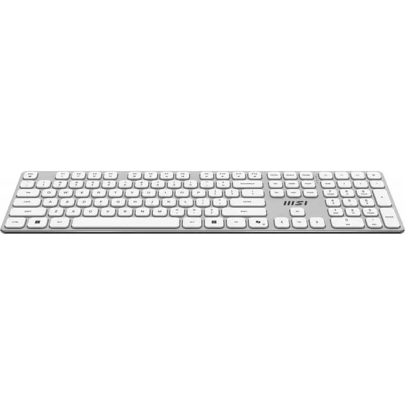 MSI FORGE K210 W COMBO WHITE US keyboard Mouse included Home/Office USB QWERTY US English