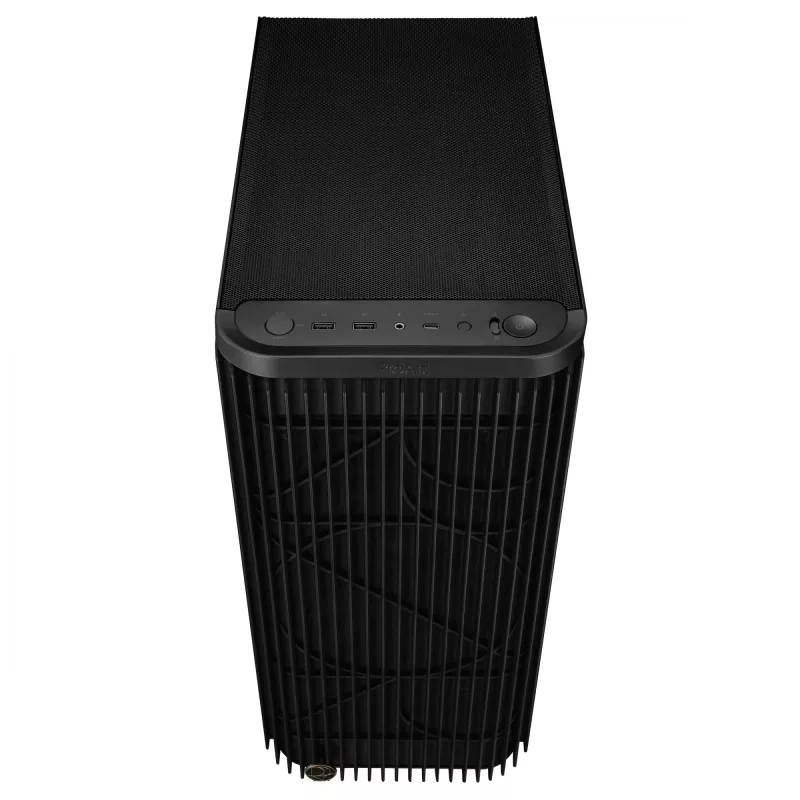PC Case ASUS ProArt PA401 Mesh Panel Black, ATX, 2x160mm front, 1x120mm rear, 2x3.5 inch + 2x2.5 inch, USB 3.2 Gen1