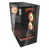 Cougar CFV235 Vision Midi Tower PC Case, ARGB, 9.16 inch LCD (1920×462), Tempered Glass, Black