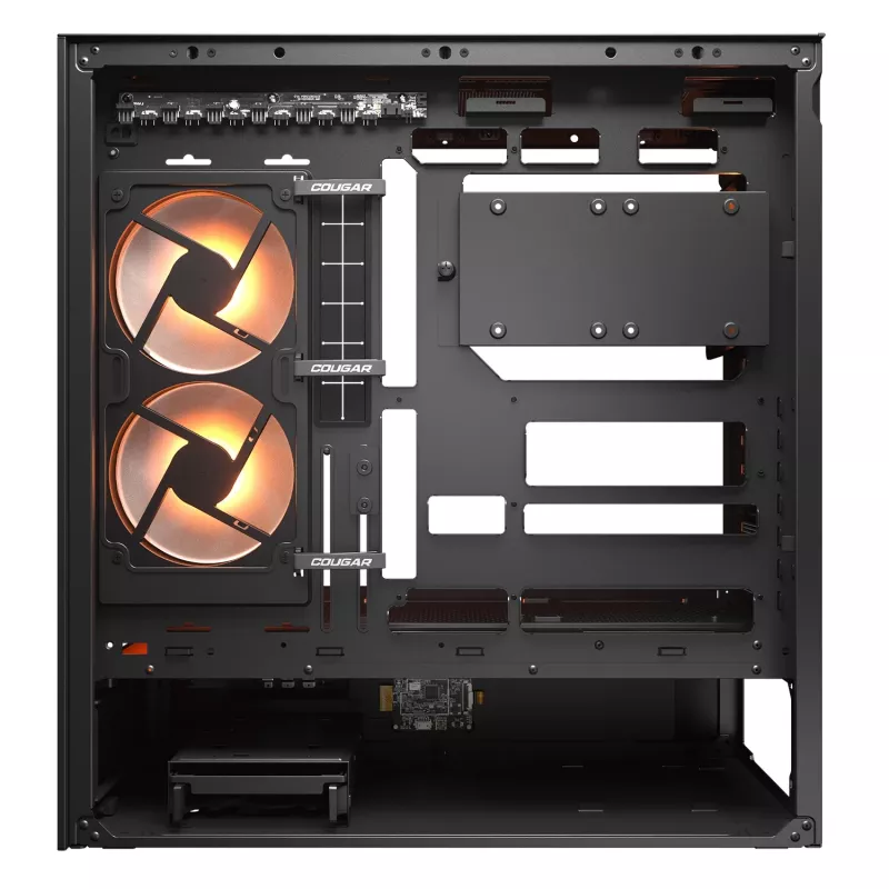 Cougar CFV235 Vision Midi Tower PC Case, ARGB, 9.16 inch LCD (1920×462), Tempered Glass, Black
