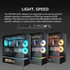 Cougar CFV235 Vision Midi Tower PC Case, ARGB, 9.16 inch LCD (1920×462), Tempered Glass, Black