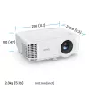 BenQ TH575i Standard throw projector 3800 ANSI lumens DLP 1080p (1920x1080) 3D White