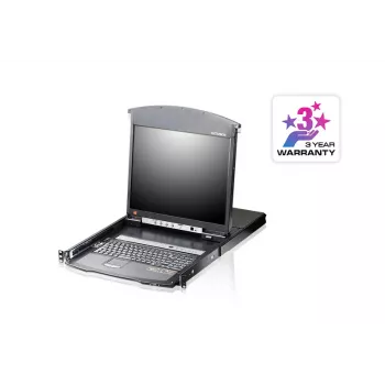KVM switch ATEN KL1516AIM-AXA-AG Rack mounting Black