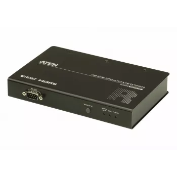 ATEN USB HDMI HDBaseT2.0 KVM Extender/Remote, Receiver, Wired, 100 m, Cat5e, Cat6, Cat6a, 4096 x 2160 pixels, Black