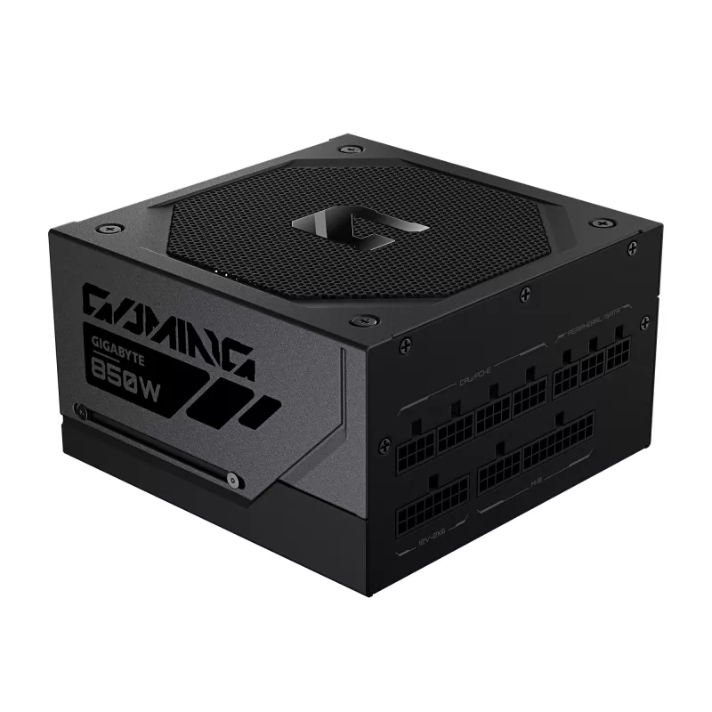 GIGABYTE GAMING 850GM PG5 Power Supply Unit - PCIe 5.1, 80 PLUS Gold, Fully Modular Design, 135mm Fan, ATX 3.1 compatible, EU Plug