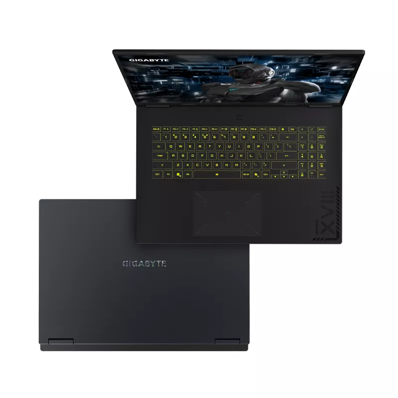 GIGABYTE GAMING A18 PRO DYJG3DEBC4SH laptop Intel Core 7 240H 45.7 cm (18 inch) WQXGA 32 GB LPDDR5x-SDRAM 1 TB SSD NVIDIA GeForce RTX 5080 Wi-Fi 6E (802.11ax) Windows 11 Home Black