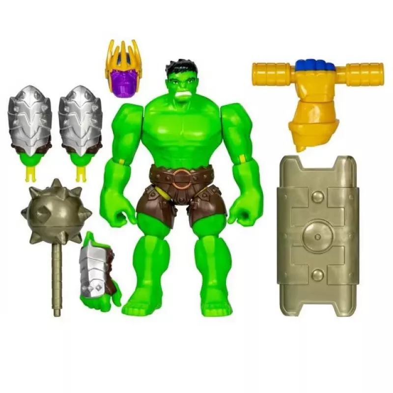 HASBRO Marvel MixMashers Avengers Hulk Mix-&-Match action figure, multicolour, for ages 4+