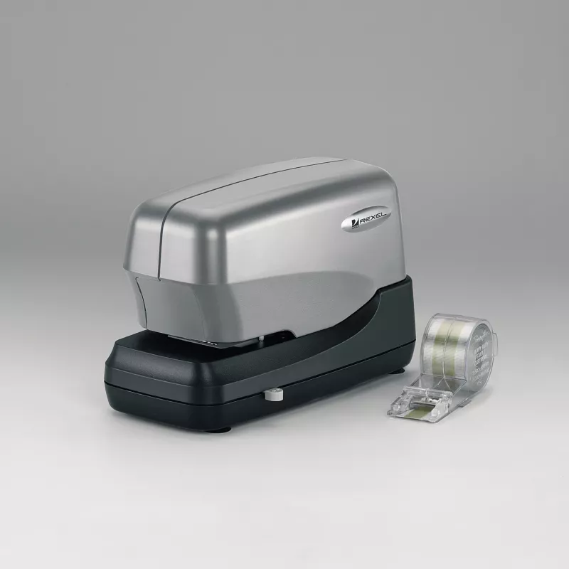 Rexel Stella70 Electric Cartridge Stapler EU, 70 sheets, Rear, 5000 staples, Black, Silver, 259 mm, 372 mm