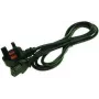 2-Power IEC C13 Lead with UK Plug Black C13 coupler